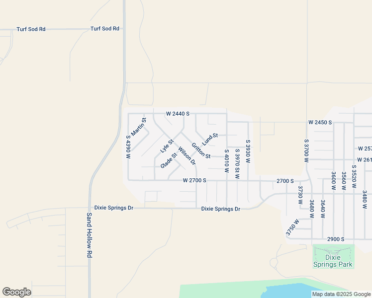 map of restaurants, bars, coffee shops, grocery stores, and more near 2579 South Wilson Drive in Hurricane