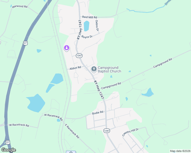 map of restaurants, bars, coffee shops, grocery stores, and more near 3470 Kentucky 1247 in Somerset