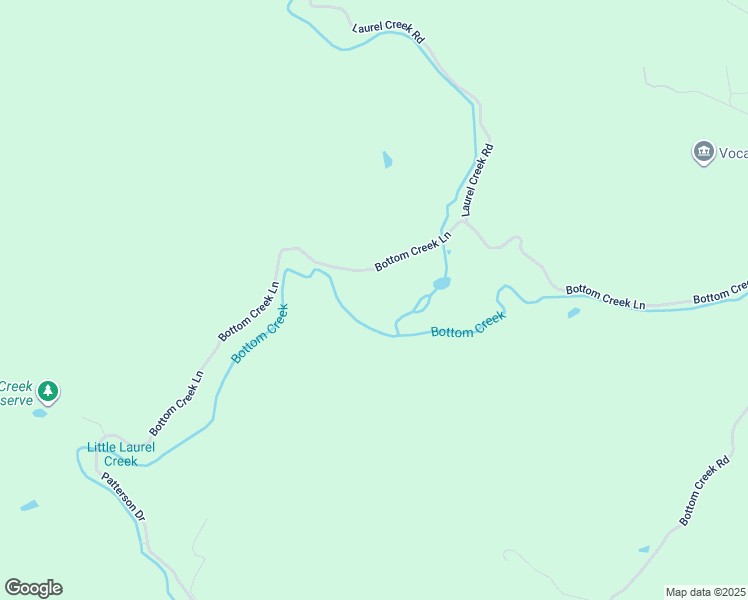 map of restaurants, bars, coffee shops, grocery stores, and more near 1600 Bottom Creek Lane in Bent Mountain
