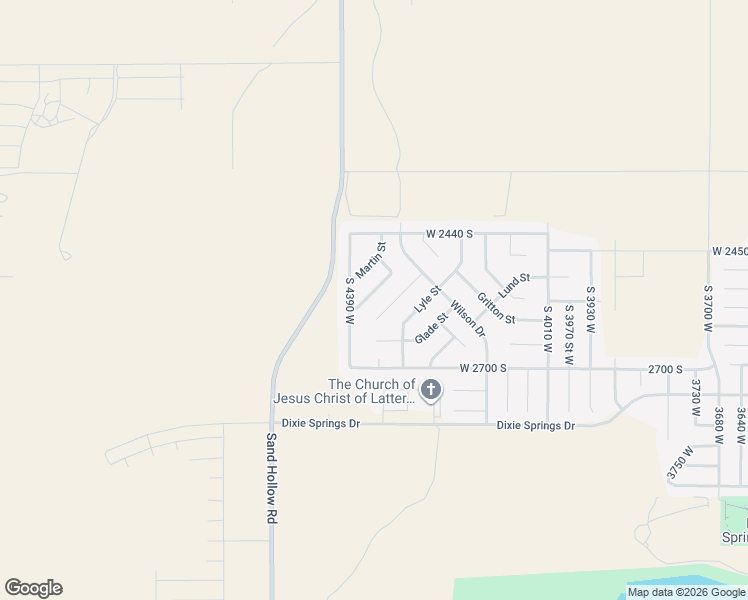 map of restaurants, bars, coffee shops, grocery stores, and more near 4335 West Bowler Street in Hurricane