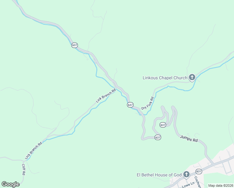 map of restaurants, bars, coffee shops, grocery stores, and more near 1571 Lick Branch Road in Cedar Bluff