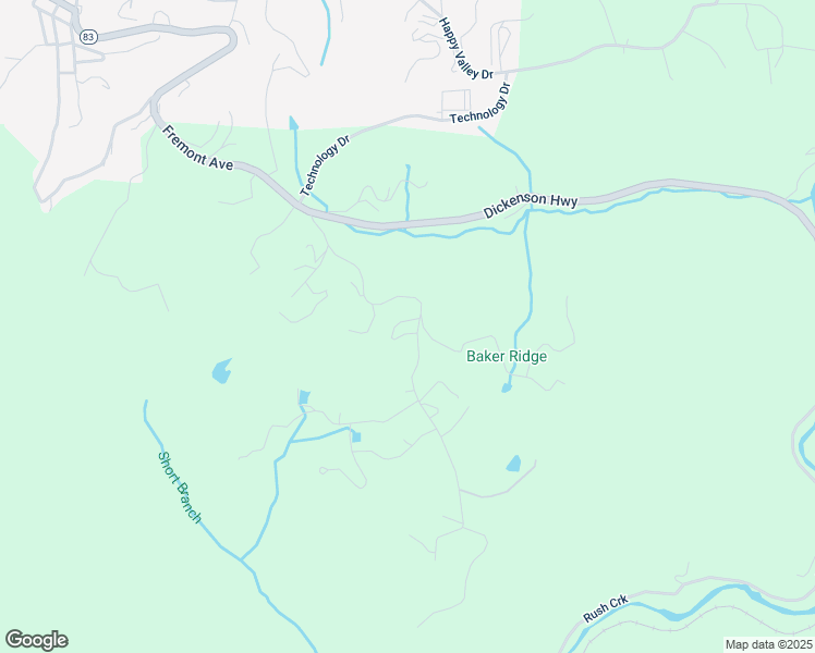 map of restaurants, bars, coffee shops, grocery stores, and more near State Route 632 in Clintwood