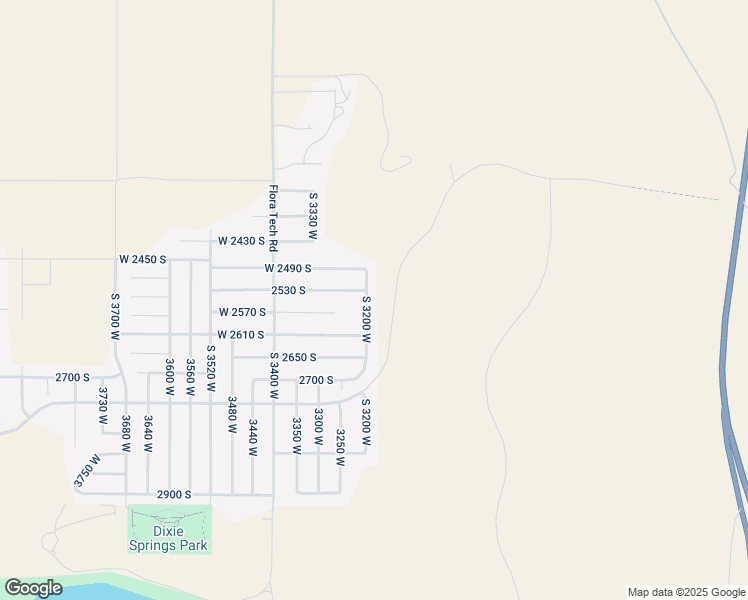 map of restaurants, bars, coffee shops, grocery stores, and more near 2543 South 3200 West in Hurricane