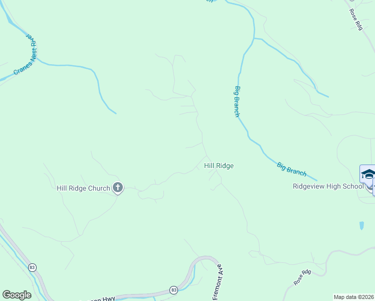 map of restaurants, bars, coffee shops, grocery stores, and more near State Route 728 in Clintwood