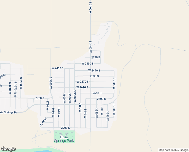 map of restaurants, bars, coffee shops, grocery stores, and more near 2530 South in Hurricane
