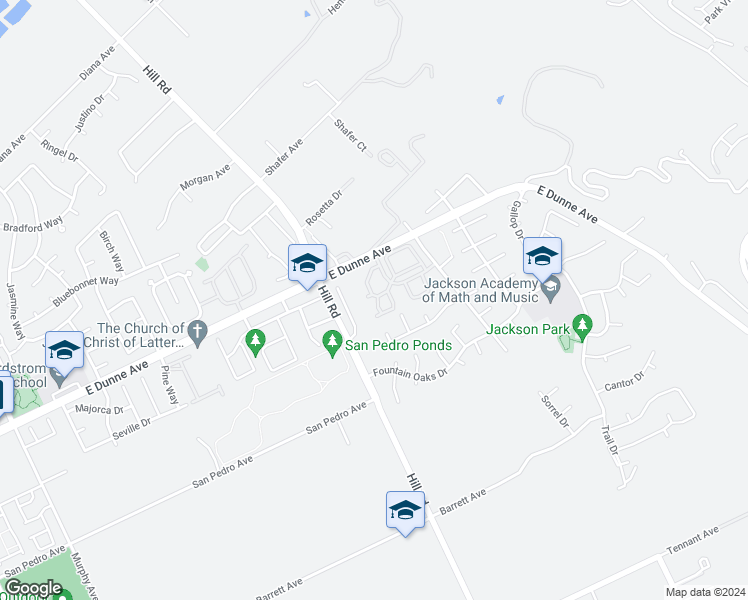 map of restaurants, bars, coffee shops, grocery stores, and more near 2137 Darnis Circle in Morgan Hill
