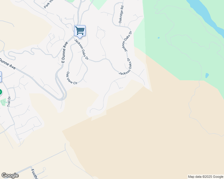 map of restaurants, bars, coffee shops, grocery stores, and more near 3440 Oak Lane in Morgan Hill