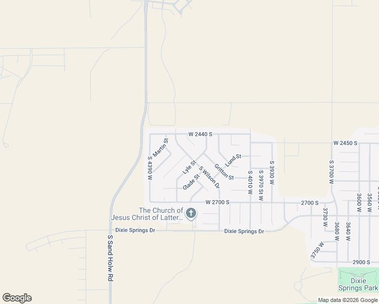 map of restaurants, bars, coffee shops, grocery stores, and more near 2527 South Wilson Drive in Hurricane