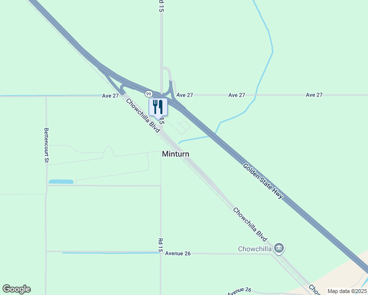 map of restaurants, bars, coffee shops, grocery stores, and more near 26715 Chowchilla Boulevard in Chowchilla
