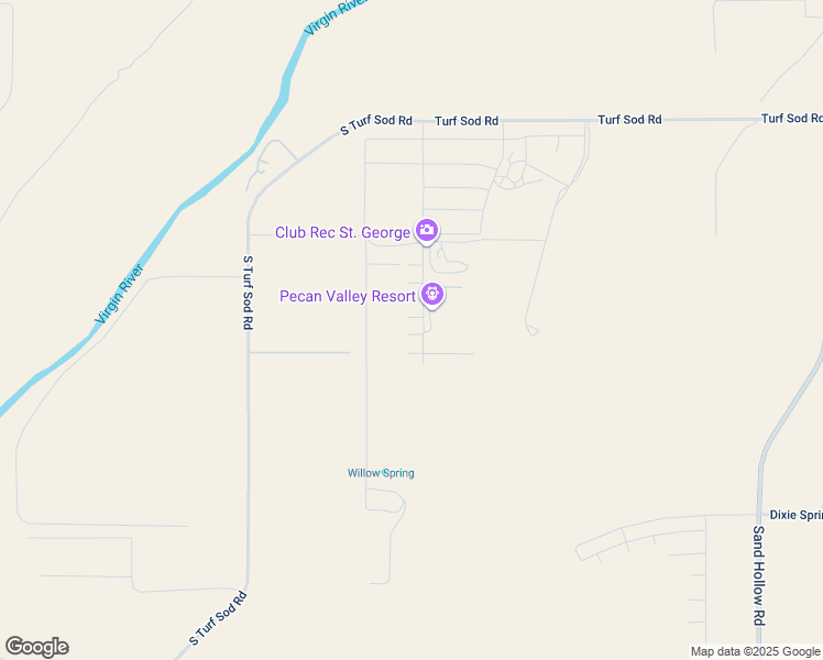 map of restaurants, bars, coffee shops, grocery stores, and more near 5266 West 2480 South in Hurricane