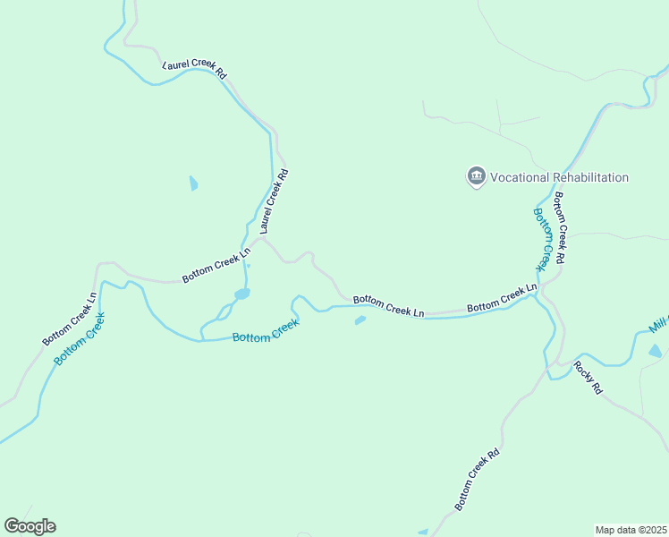 map of restaurants, bars, coffee shops, grocery stores, and more near 1345 Bottom Creek Lane in Bent Mountain