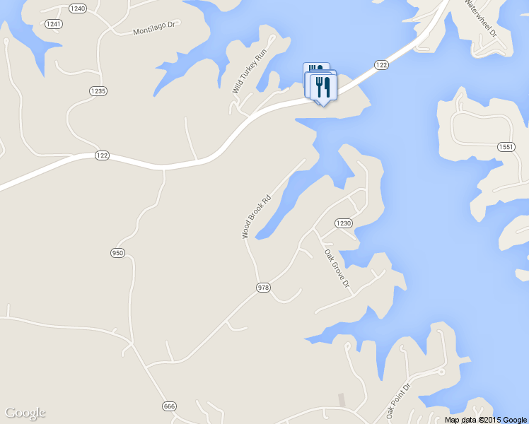 map of restaurants, bars, coffee shops, grocery stores, and more near 290 Woodbrook Road in Moneta