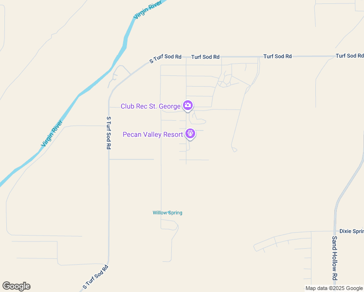 map of restaurants, bars, coffee shops, grocery stores, and more near 5253 West 2440 South in Hurricane