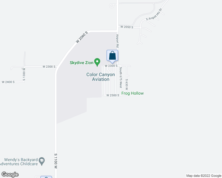 map of restaurants, bars, coffee shops, grocery stores, and more near 2465 South 770 West in Hurricane