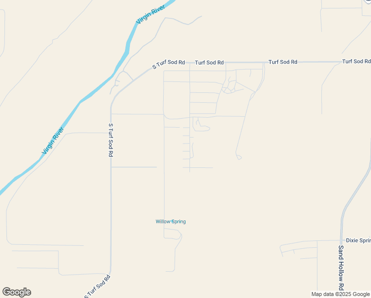 map of restaurants, bars, coffee shops, grocery stores, and more near 5252 West 2440 South in Hurricane