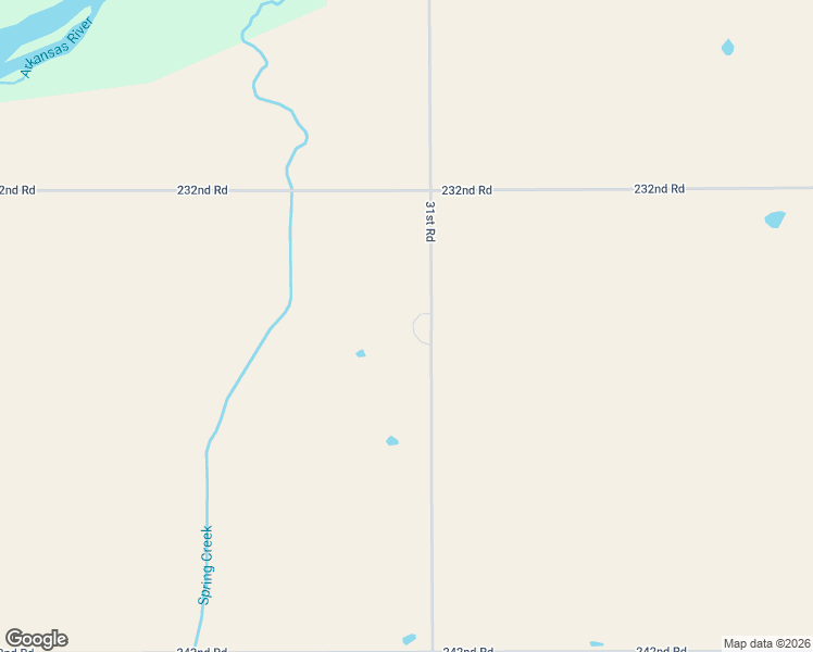 map of restaurants, bars, coffee shops, grocery stores, and more near 24281 31st Road in Arkansas City