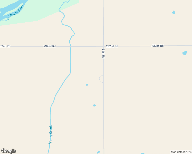 map of restaurants, bars, coffee shops, grocery stores, and more near 24281 31st Road in Arkansas City
