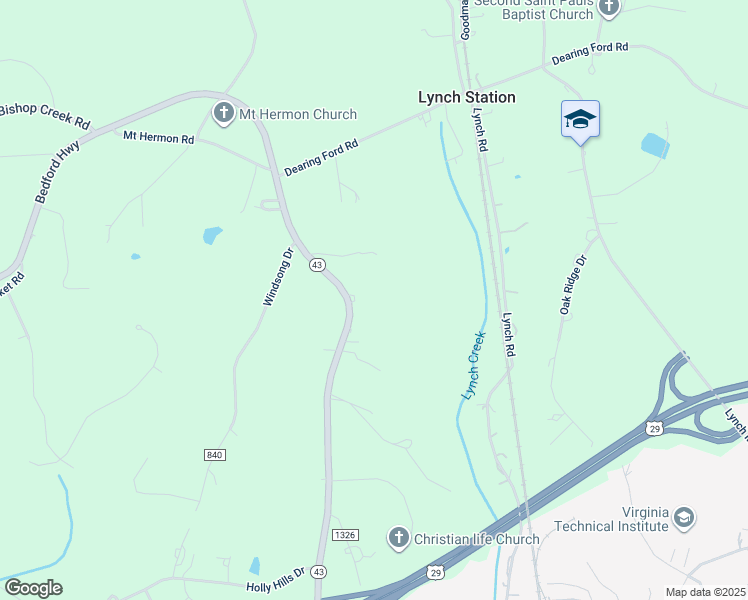 map of restaurants, bars, coffee shops, grocery stores, and more near 713 Bedford Highway in Lynch Station