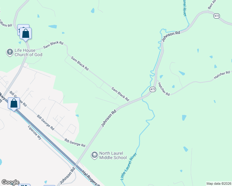 map of restaurants, bars, coffee shops, grocery stores, and more near 462 Sam Black Road in London