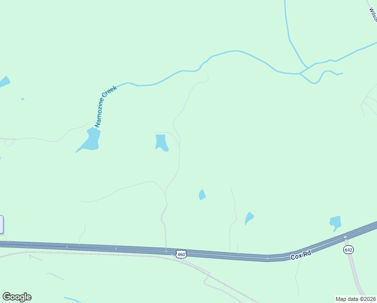 map of restaurants, bars, coffee shops, grocery stores, and more near 116 Cox Road in Blackstone