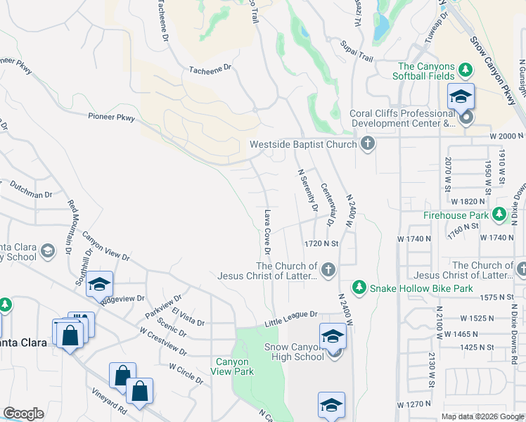 map of restaurants, bars, coffee shops, grocery stores, and more near 4 Basalt Circle in Santa Clara