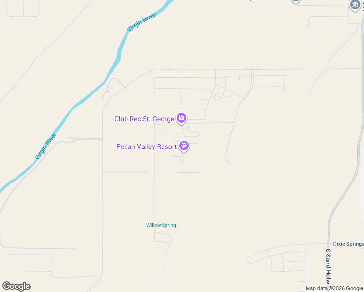 map of restaurants, bars, coffee shops, grocery stores, and more near 5222 West 2380 South in Hurricane
