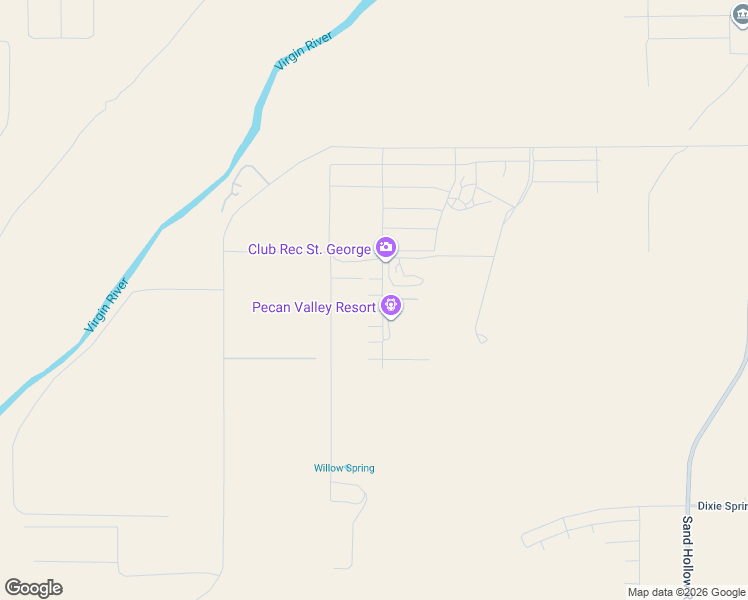 map of restaurants, bars, coffee shops, grocery stores, and more near 5253 West 2380 South in Hurricane