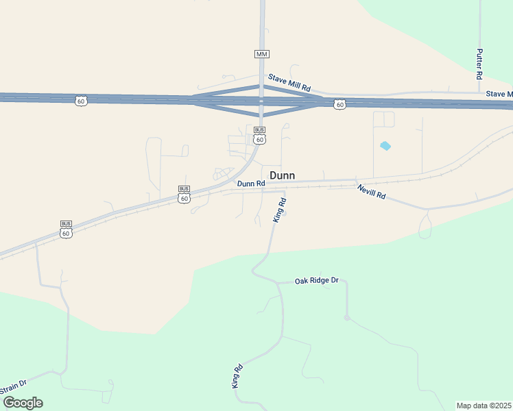map of restaurants, bars, coffee shops, grocery stores, and more near 2675 King Road in Mountain Grove