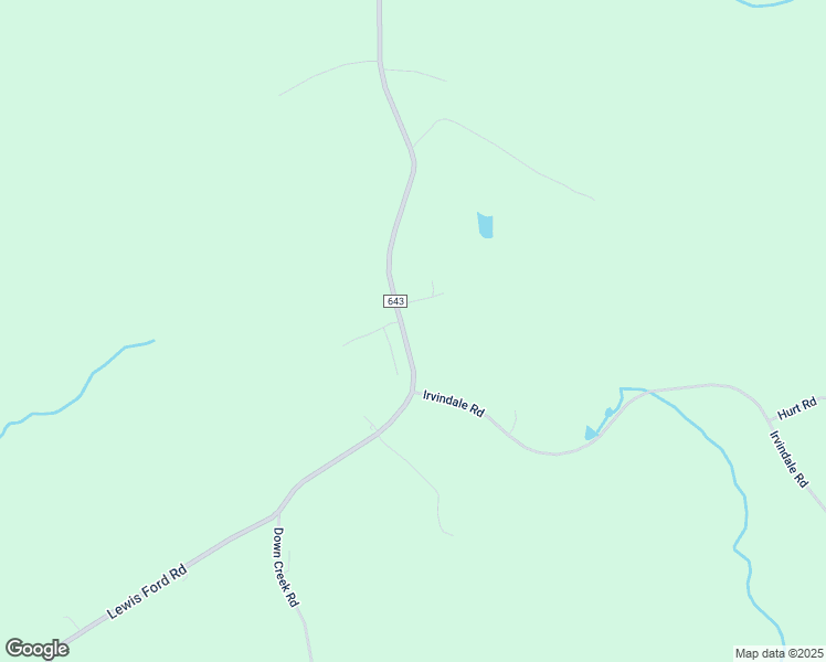 map of restaurants, bars, coffee shops, grocery stores, and more near 3668 Lewis Ford Road in Brookneal