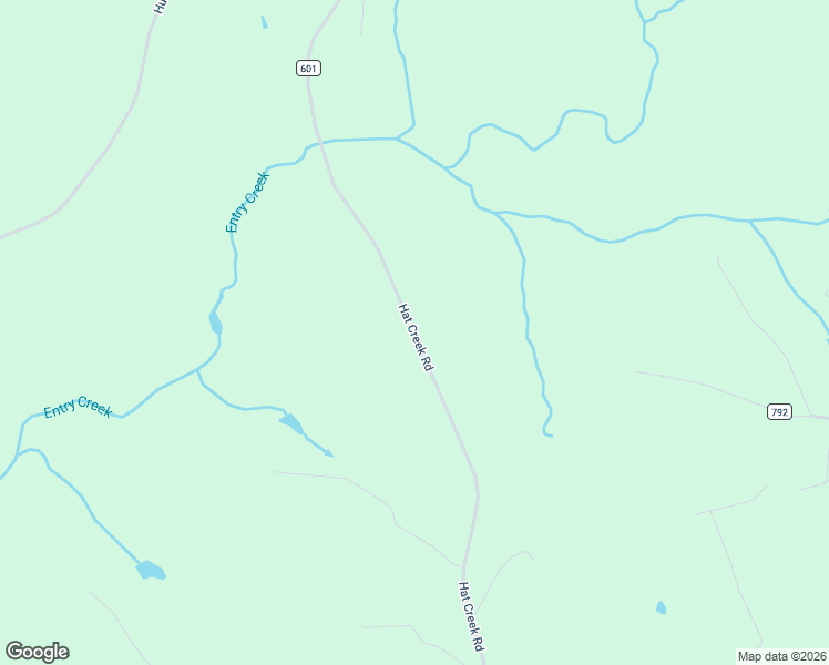 map of restaurants, bars, coffee shops, grocery stores, and more near 3750-3998 Hat Creek Road in Brookneal