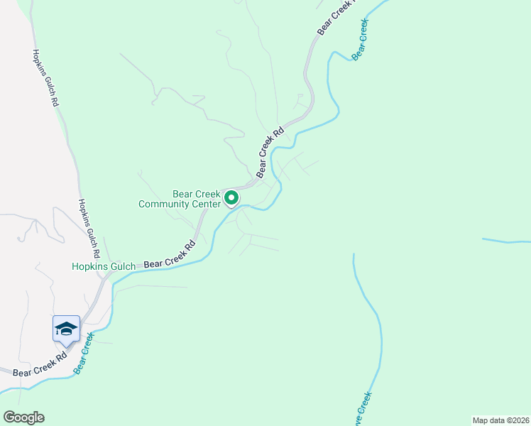 map of restaurants, bars, coffee shops, grocery stores, and more near 15650 Forest Hill Drive in Boulder Creek