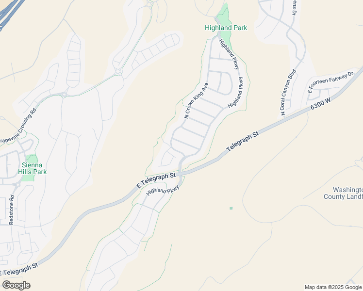 map of restaurants, bars, coffee shops, grocery stores, and more near 2498 East Canyon Ranch Drive in Washington