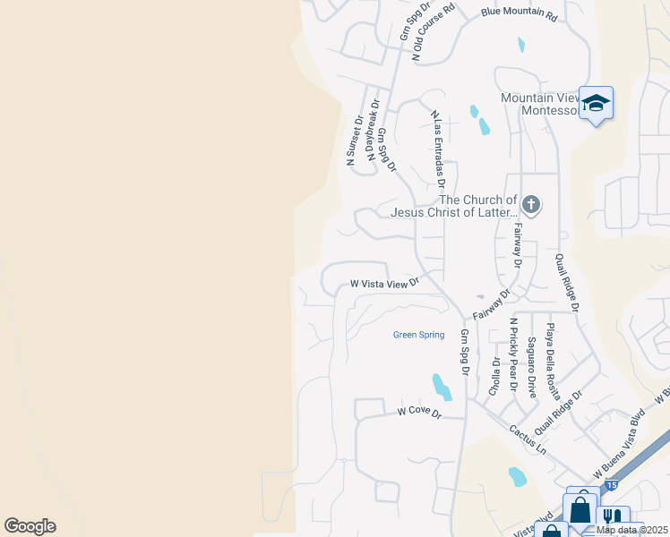 map of restaurants, bars, coffee shops, grocery stores, and more near 1361 West Red Butte Drive in Washington