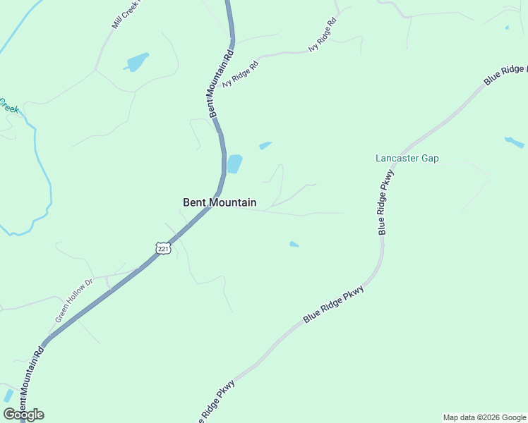 map of restaurants, bars, coffee shops, grocery stores, and more near 10326 Old Shilling Rd in Bent Mountain