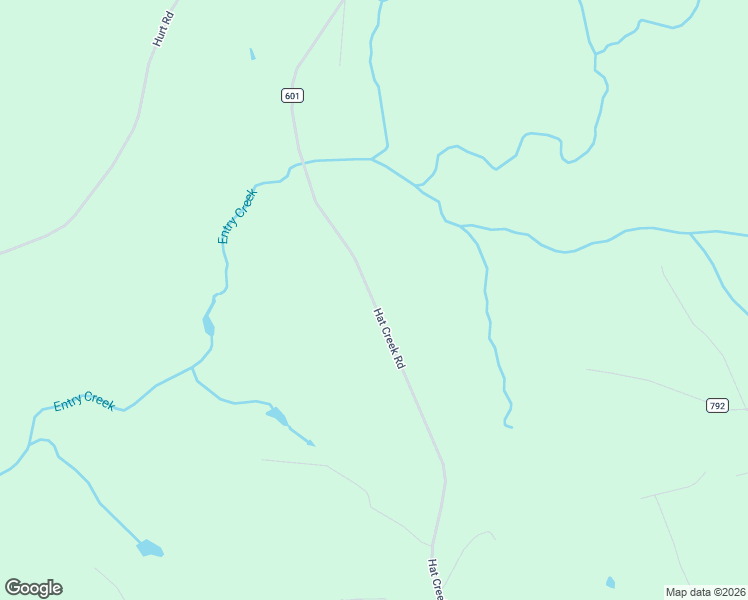 map of restaurants, bars, coffee shops, grocery stores, and more near 3750 Hat Creek Road in Brookneal