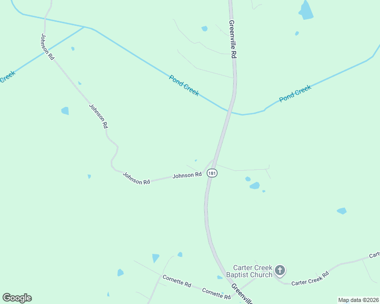 map of restaurants, bars, coffee shops, grocery stores, and more near 1580 Johnson Road in Greenville