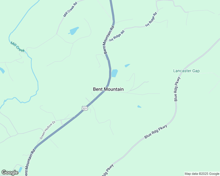 map of restaurants, bars, coffee shops, grocery stores, and more near 10324 Old Shilling Road in Bent Mountain