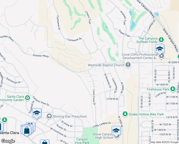 map of restaurants, bars, coffee shops, grocery stores, and more near 13 Lava Cove Drive in Santa Clara