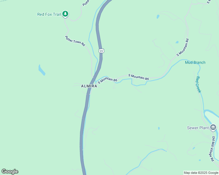 map of restaurants, bars, coffee shops, grocery stores, and more near 7946 South Mountain Road in Pound