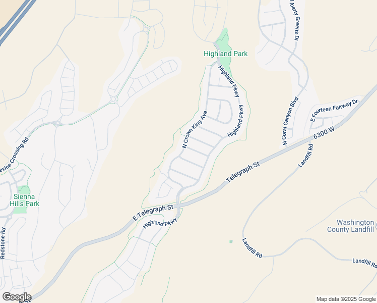 map of restaurants, bars, coffee shops, grocery stores, and more near 2542 East Hilltop Ledge Drive in Washington