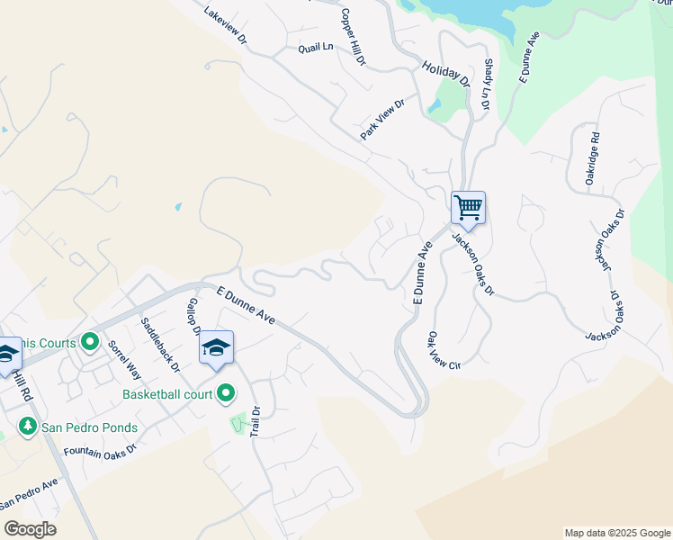 map of restaurants, bars, coffee shops, grocery stores, and more near 2990 Thomas Grade in Morgan Hill