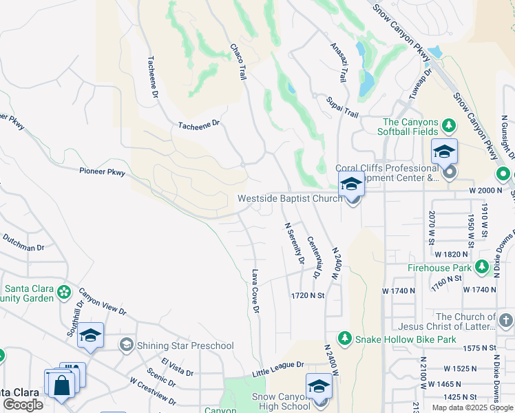 map of restaurants, bars, coffee shops, grocery stores, and more near 2655 Pioneer Parkway in Santa Clara