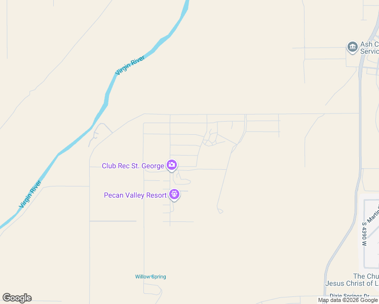 map of restaurants, bars, coffee shops, grocery stores, and more near 5154 West 2200 South in Hurricane
