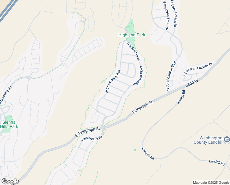 map of restaurants, bars, coffee shops, grocery stores, and more near 2561 East Desert Cliff Drive in Washington