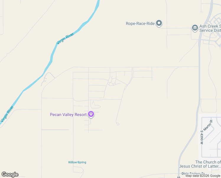 map of restaurants, bars, coffee shops, grocery stores, and more near Pecon Road in Hurricane