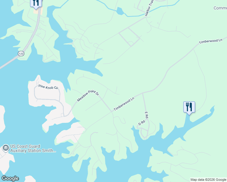 map of restaurants, bars, coffee shops, grocery stores, and more near 200-298 Oak Hollow Road in Moneta