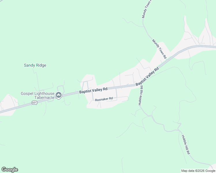 map of restaurants, bars, coffee shops, grocery stores, and more near 7353 Baptist Valley Road in Tazewell County