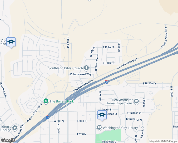 map of restaurants, bars, coffee shops, grocery stores, and more near 843 North Madison Heights in Washington