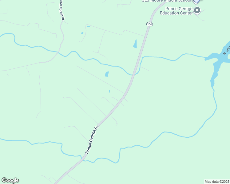 map of restaurants, bars, coffee shops, grocery stores, and more near 12384 Prince George Drive in Disputanta