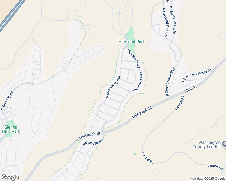 map of restaurants, bars, coffee shops, grocery stores, and more near 2561 East Desert Cliff Drive in Washington